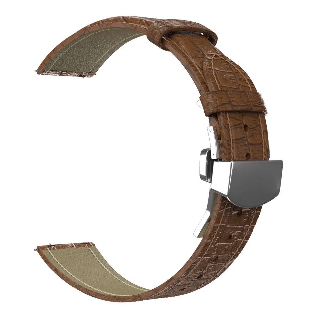 Amazfit GTR 3 (Pro) Premium Leather Strap (Brown)