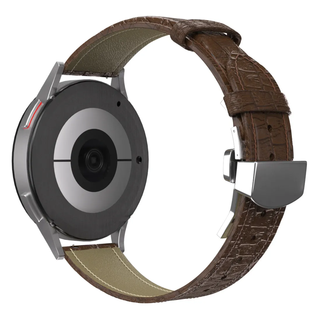 Amazfit GTR 3 (Pro) Premium Leather Strap (Dark Brown)