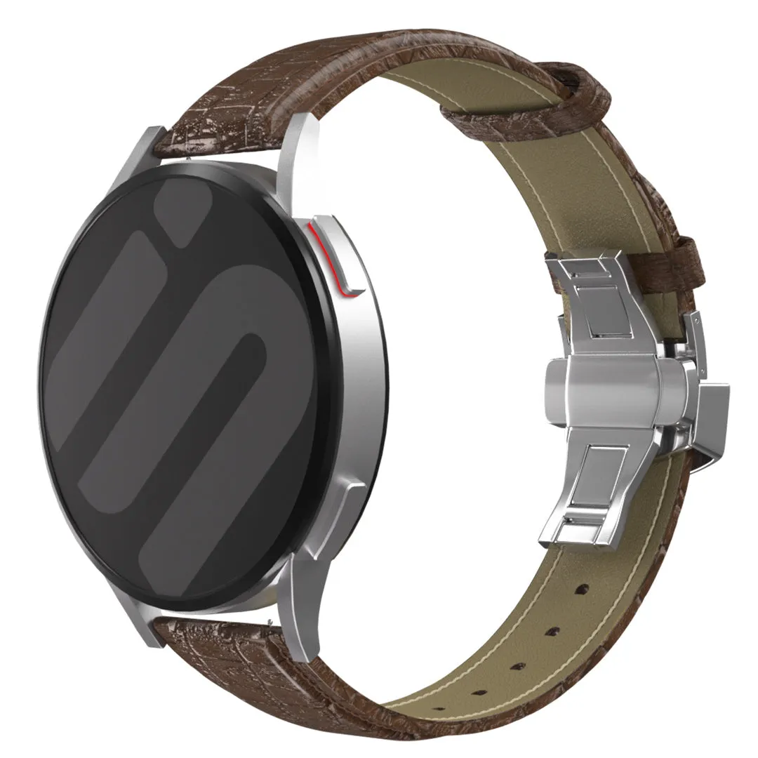 Amazfit GTR 3 (Pro) Premium Leather Strap (Dark Brown)