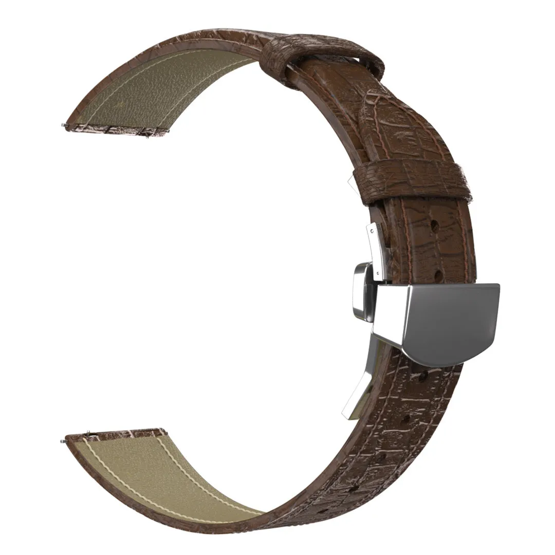 Amazfit GTR 3 (Pro) Premium Leather Strap (Dark Brown)
