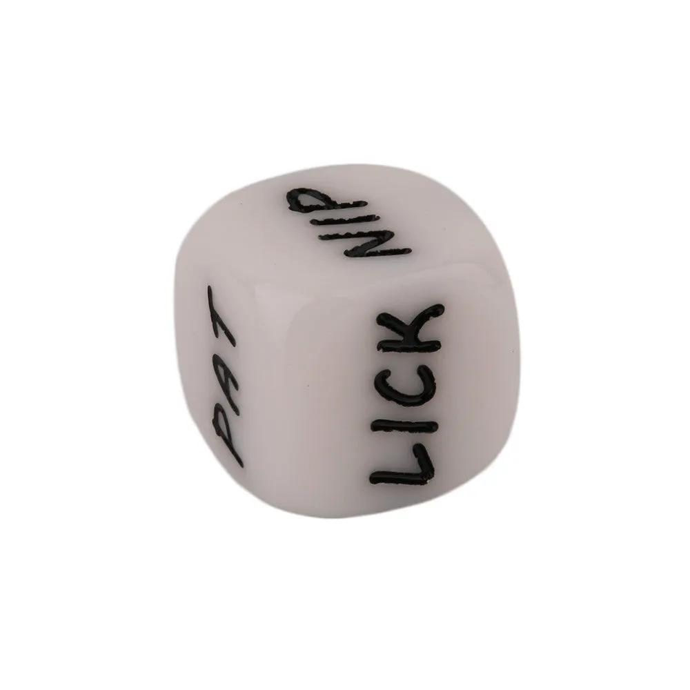 Black and White Sexual Position Dice Set