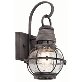 Bridge Point 13 in. Outdoor Wall Sconce Weathered Zinc Finish