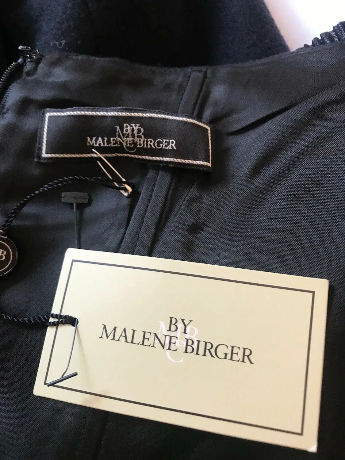 By Malene Birger Black Cabrera Strapless Dress UK 10 US 6 EU 38