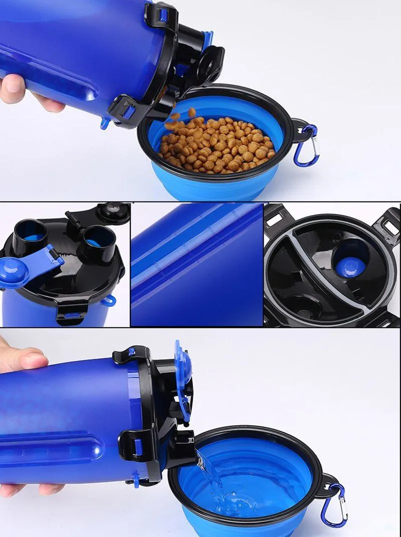 Dog Water Bottle: Complete Outdoor 4-in-1 Package