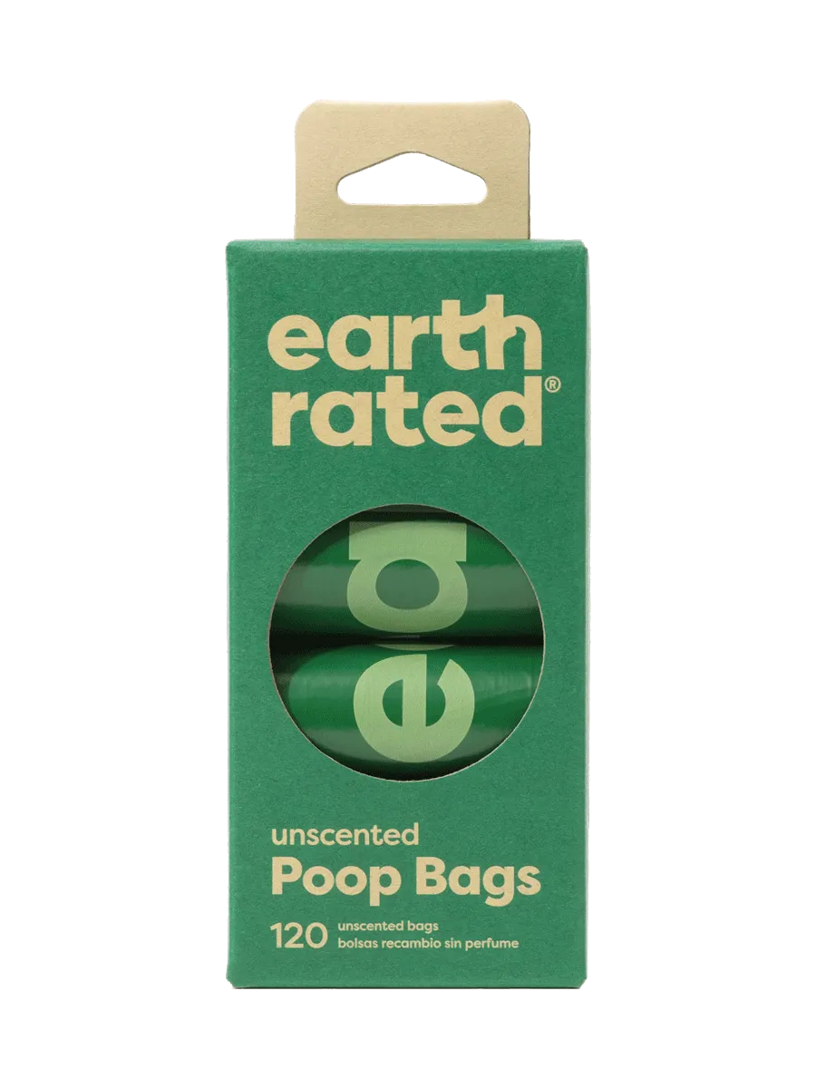 Earth Rated Unscented Poop Bags - 120pk