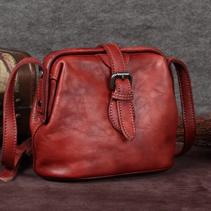 Female Doctors Bag Purse Womens Small Leather Shoulder Bag for Women