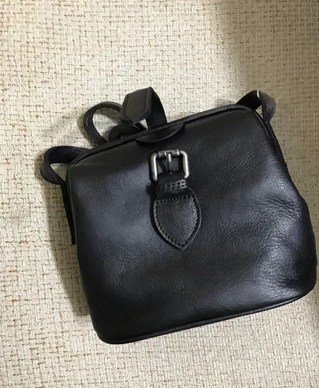 Female Doctors Bag Purse Womens Small Leather Shoulder Bag for Women