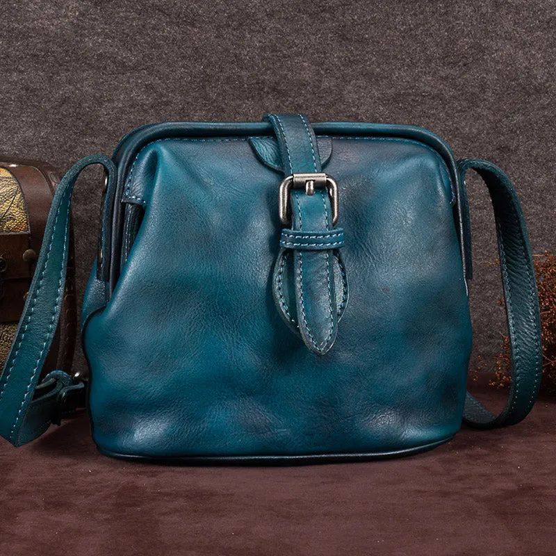 Female Doctors Bag Purse Womens Small Leather Shoulder Bag for Women