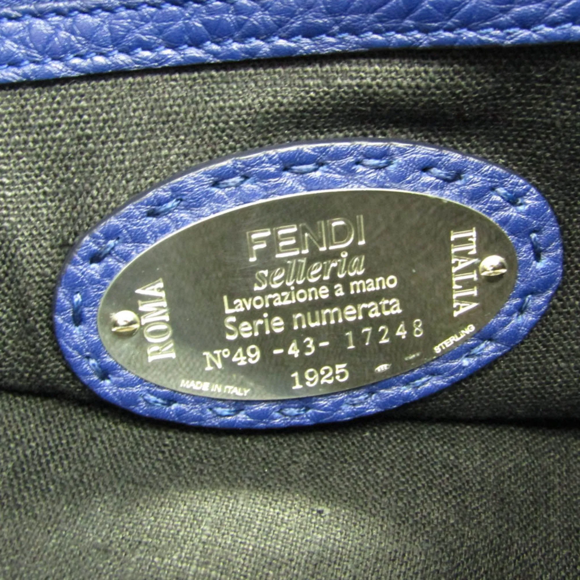 Fendi Selleria  Leather Briefcase Bag ()