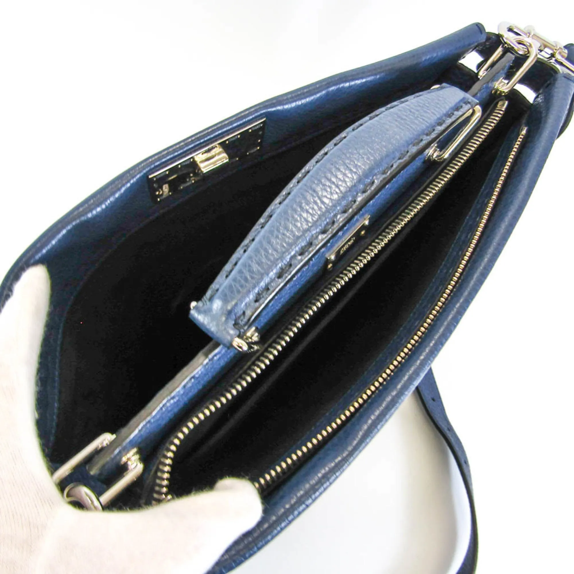 Fendi Selleria  Leather Shoulder Bag ()