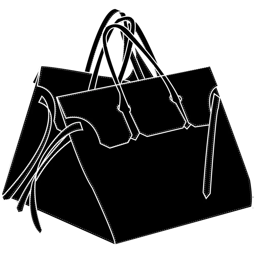 Four Sided Rectangular Bag | Cocoa