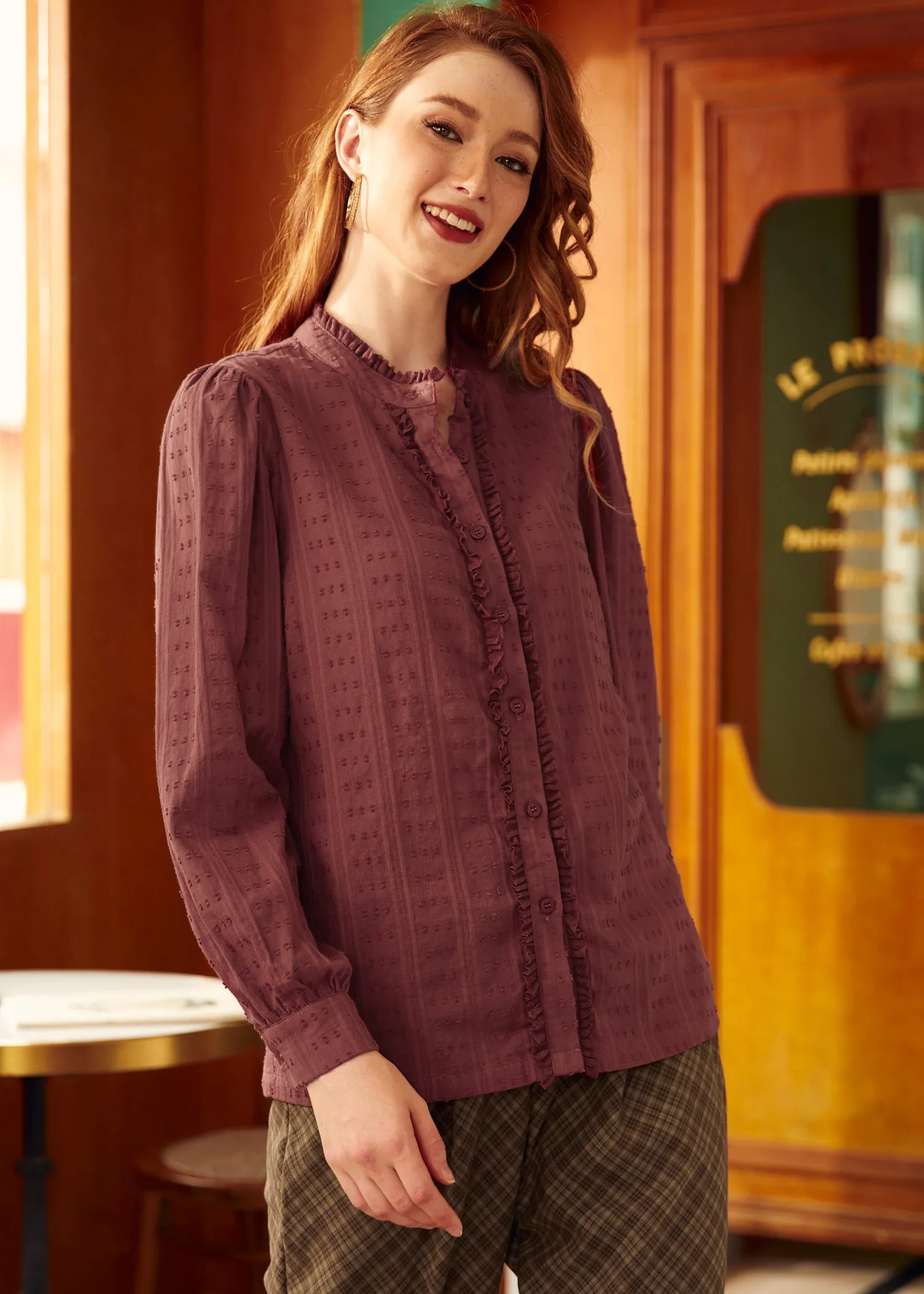 Go-Go Girl Ruffle Blouse