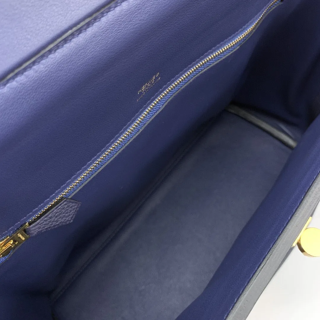 HM 24/24 Evercolor Swift Navy Blue For Women, Handbags, Shoulder Bag 11.4in/29cm
