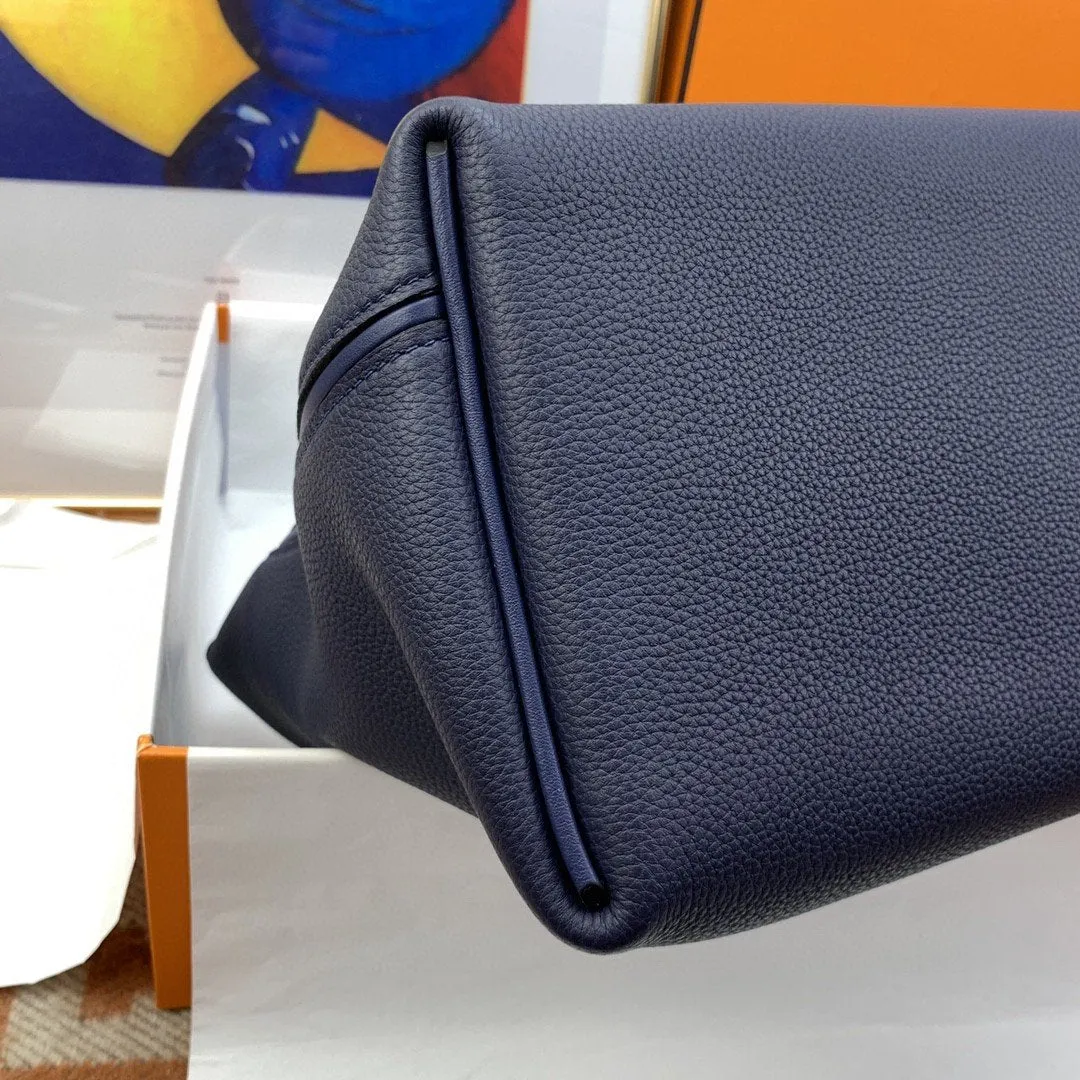 HM 24/24 Evercolor Swift Navy Blue For Women, Handbags, Shoulder Bag 11.4in/29cm