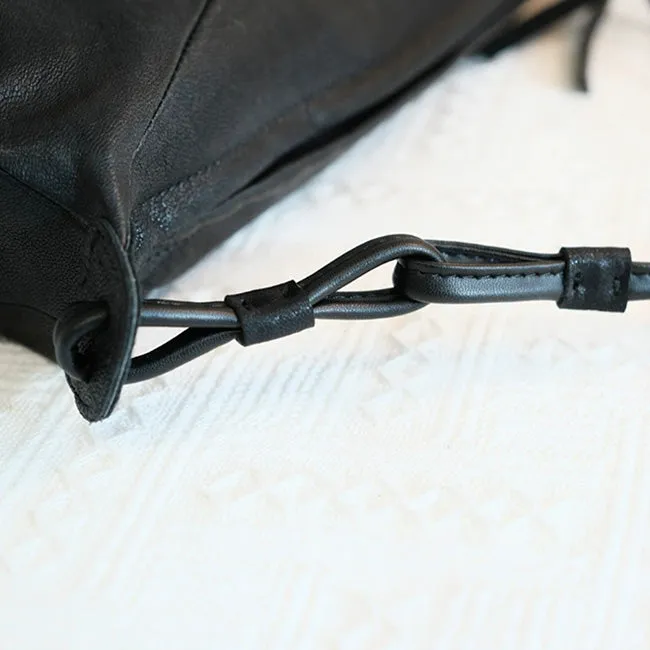 Hobo Women Soft Leather Shoulder Bag Black Crossbody Purses For Women