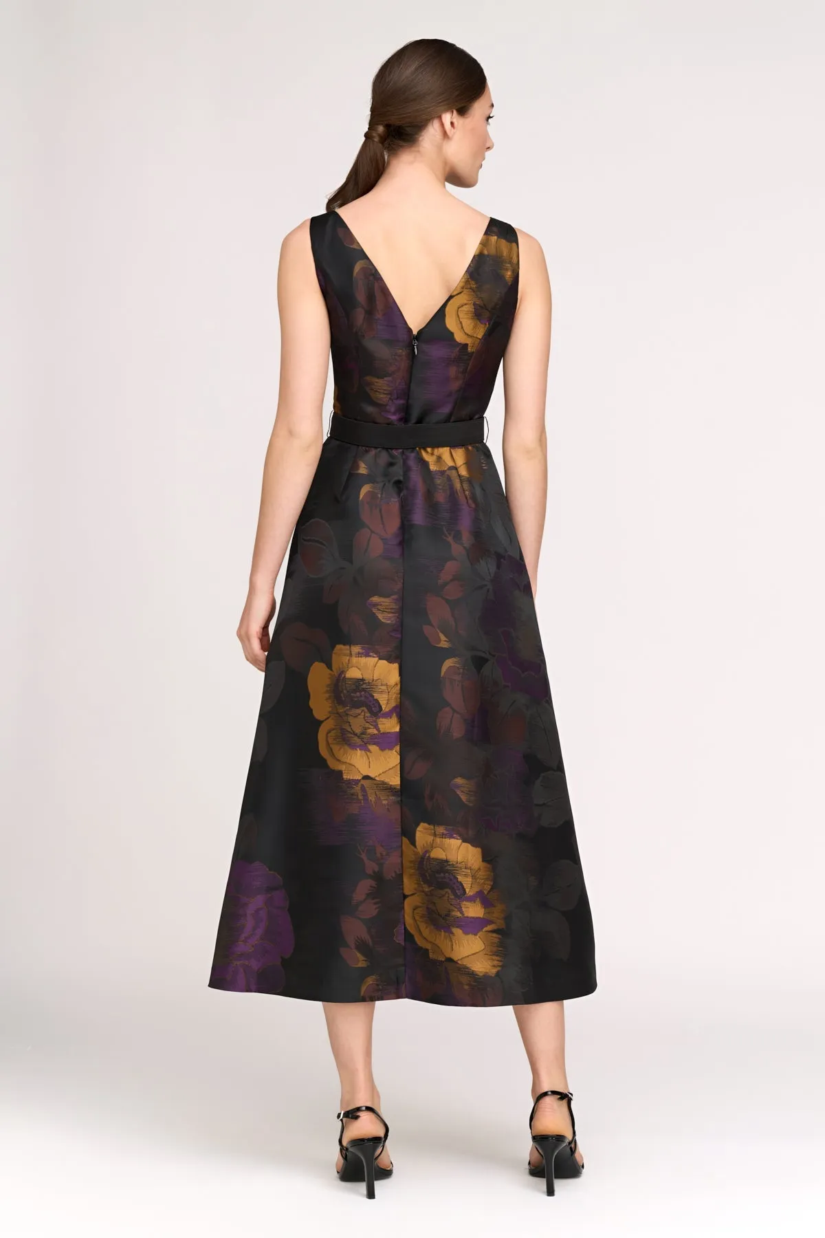 Ilsa Tea Length Dress - Raven