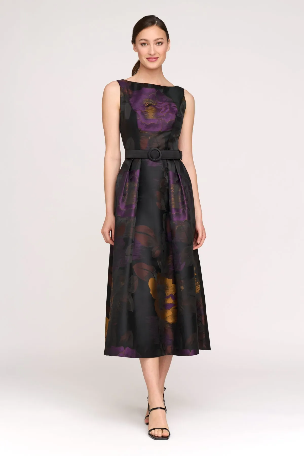 Ilsa Tea Length Dress - Raven