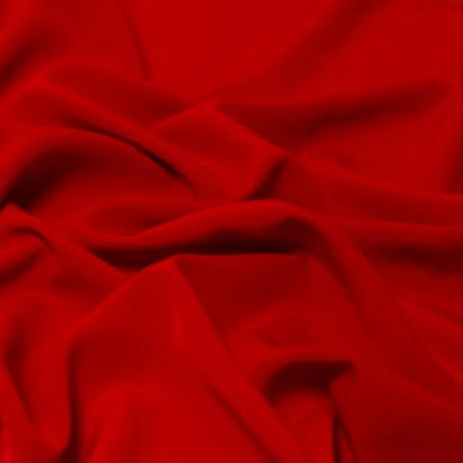 Luxury Crepe - Red