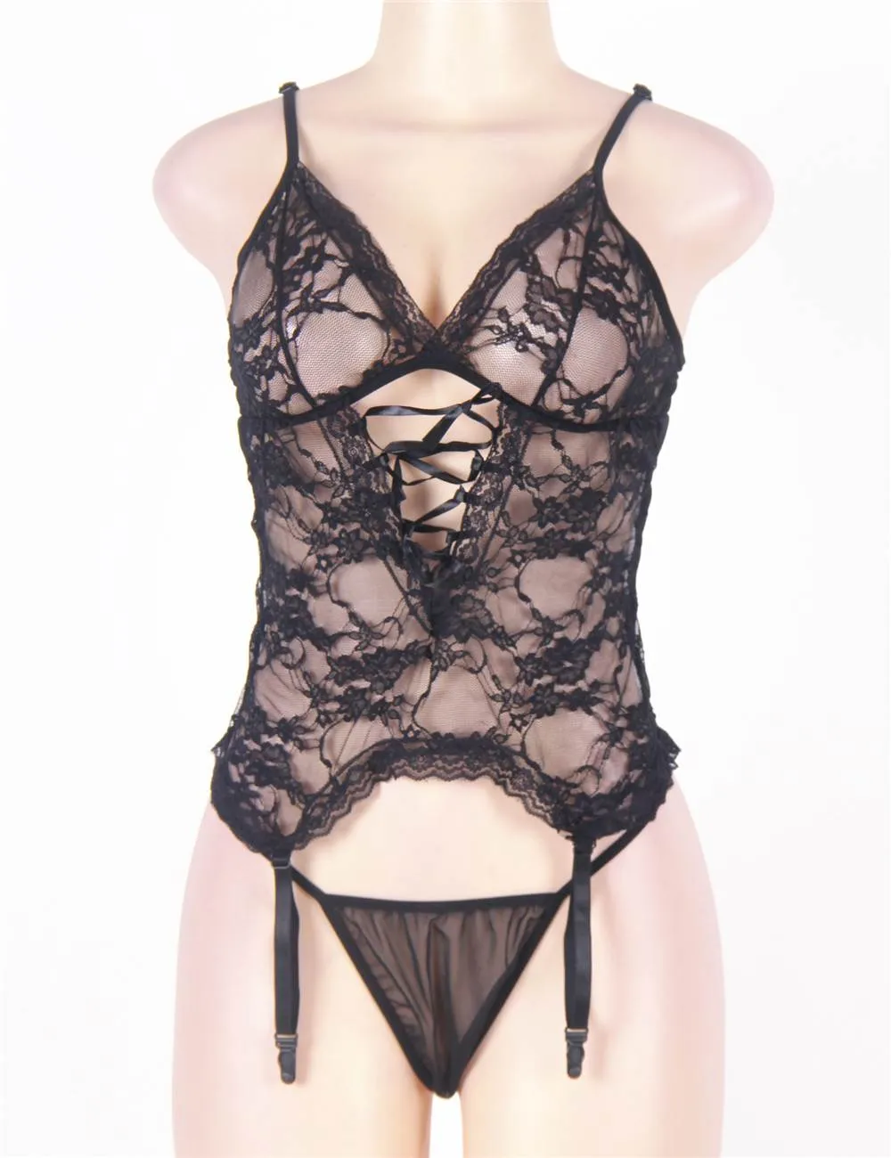 Mystique Black Lace Set