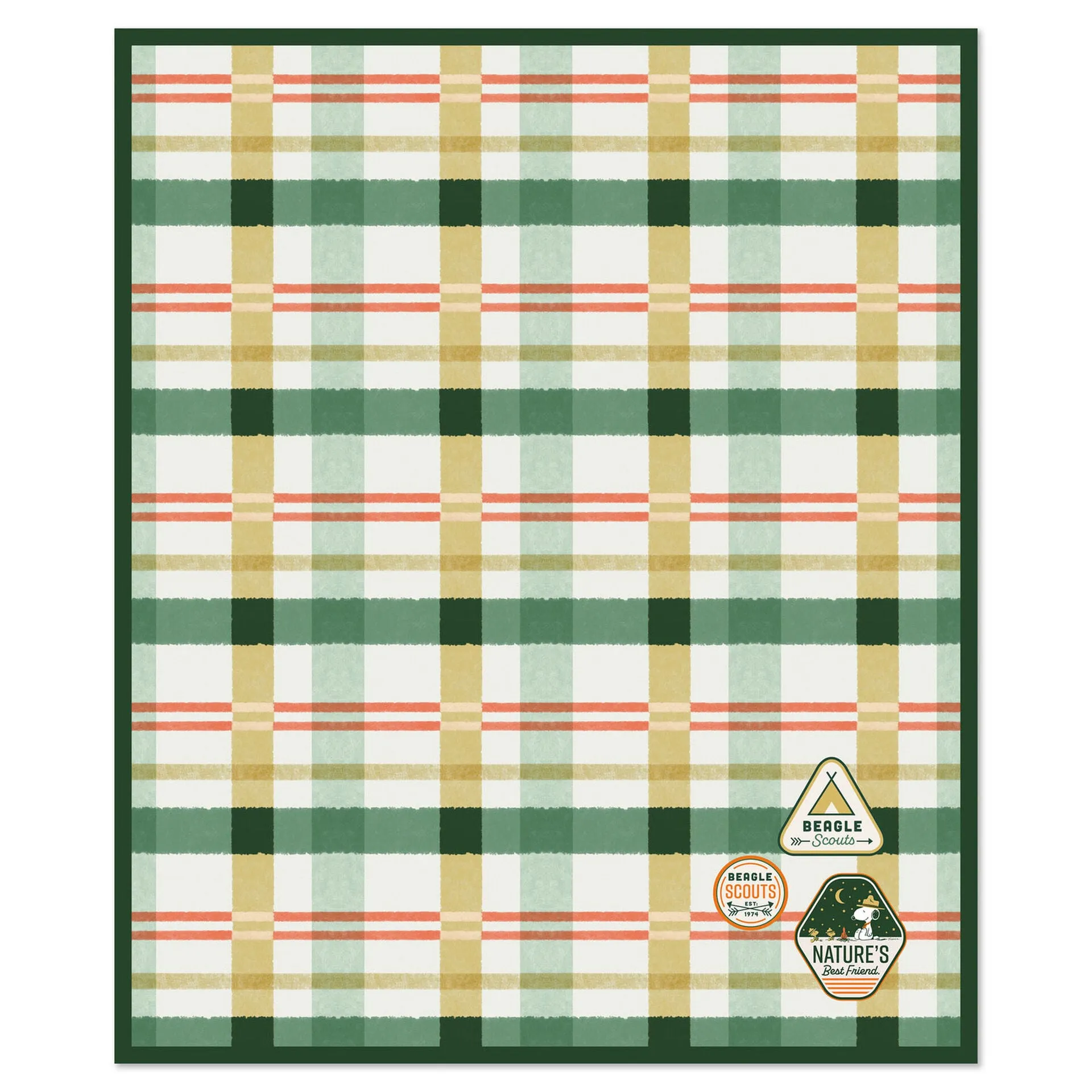 Peanuts® Beagle Scouts Picnic Blanket With Bag