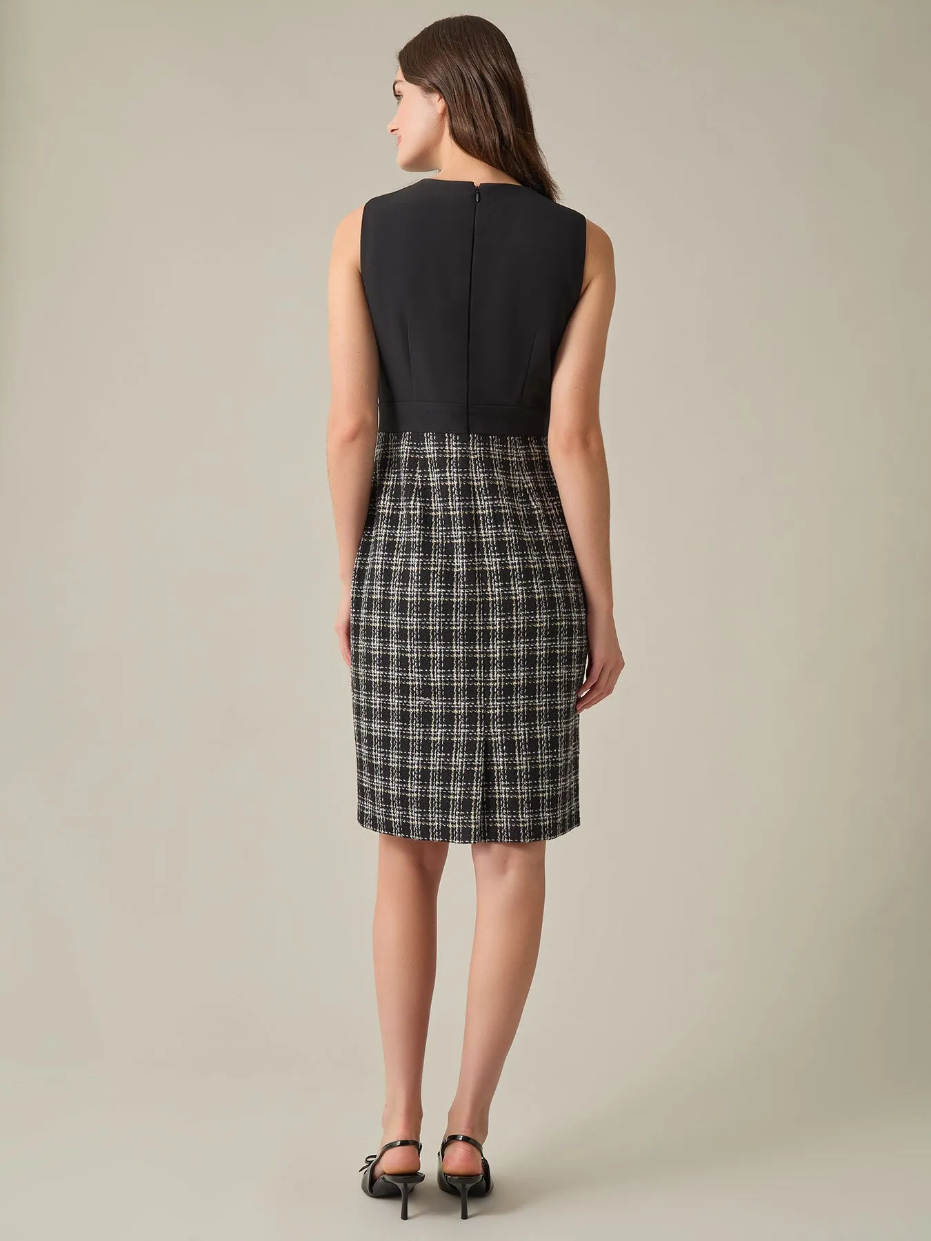 Petite Grace Dress, Tweed