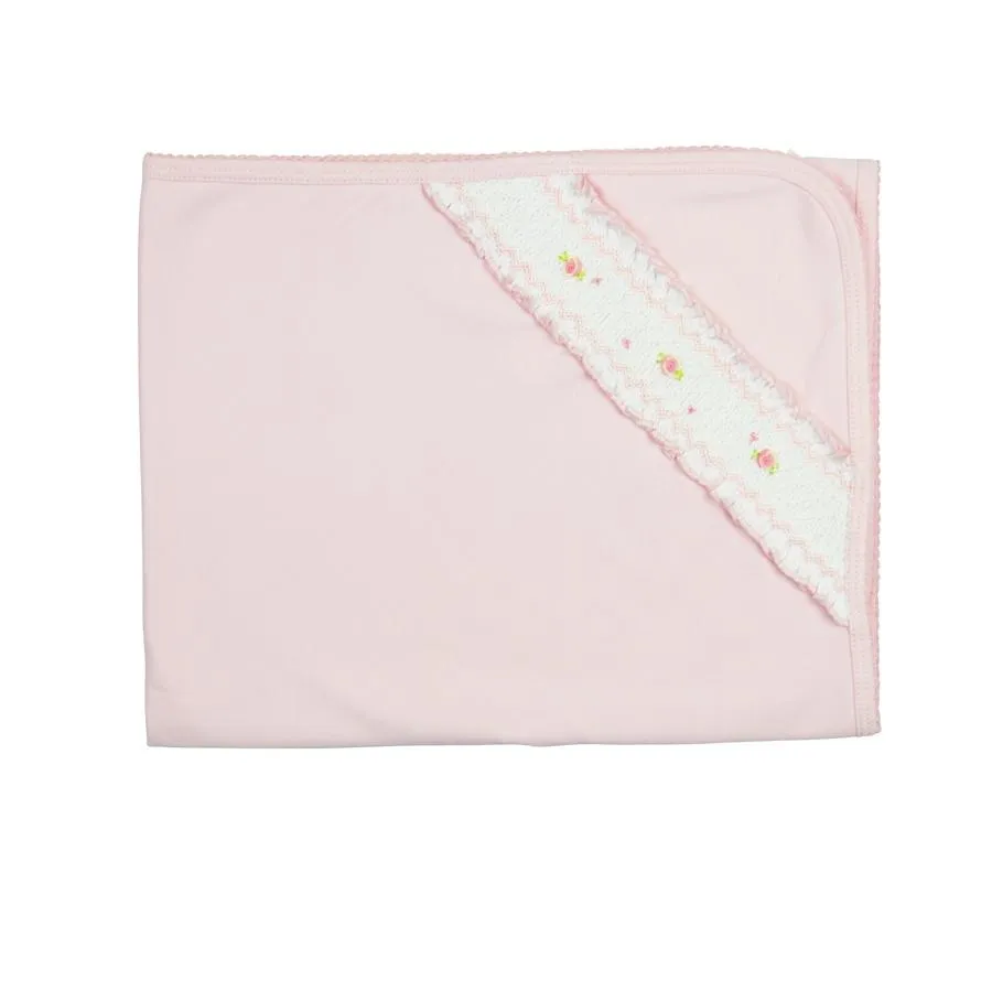 Pima Smocked Blanket