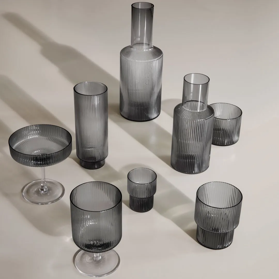 Ripple Long Drink Glass - Set of 4
