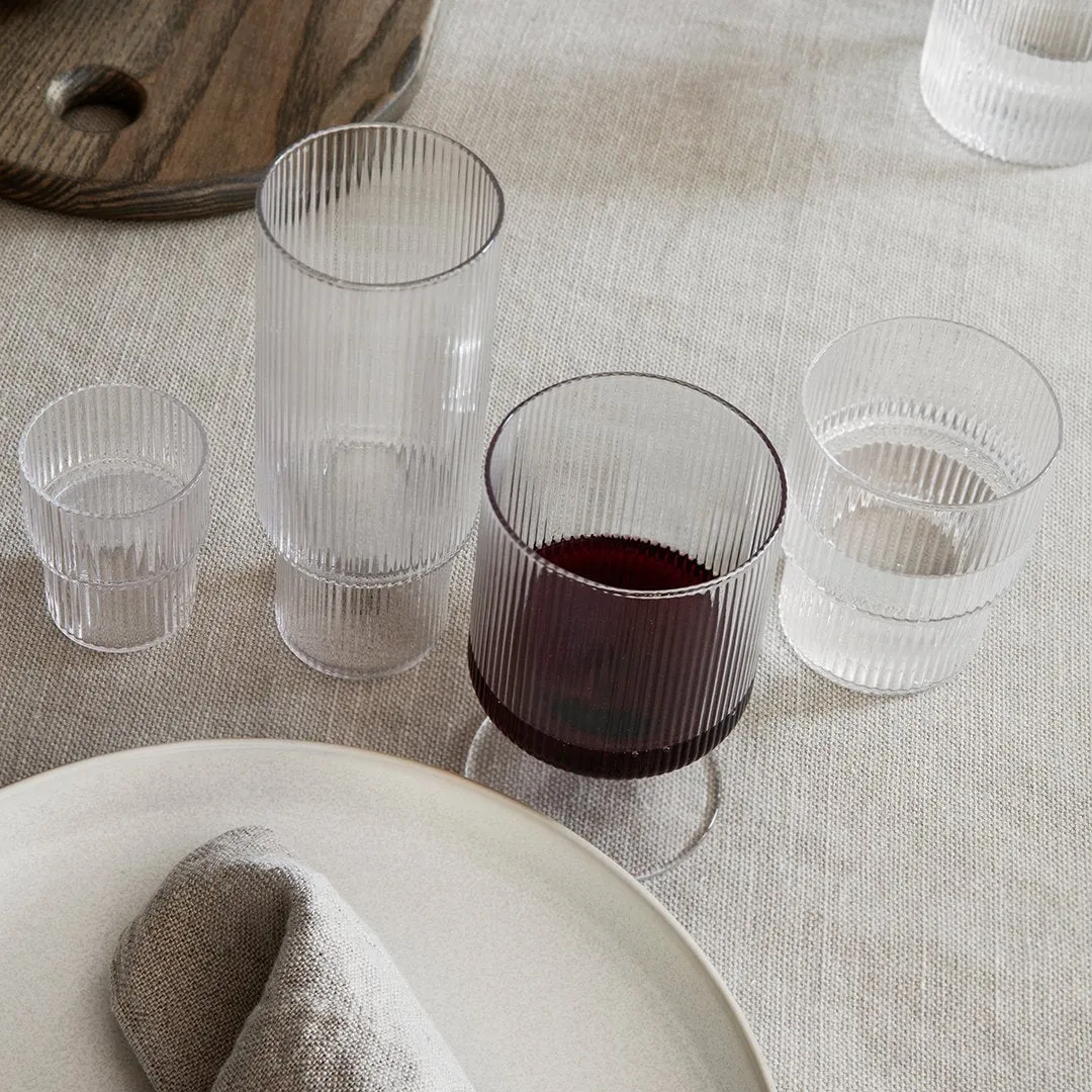 Ripple Long Drink Glass - Set of 4