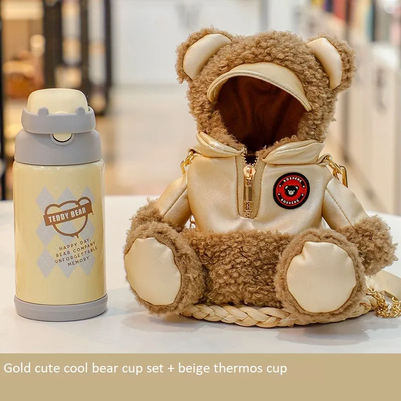 Russian Bear Insulated Bottle - Hot and Cold - 500ml (Without Strap)