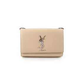 Saint Laurent Small Kate Beige Chain Bag