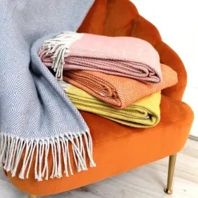Scatterbox Geo Throw | Ochre