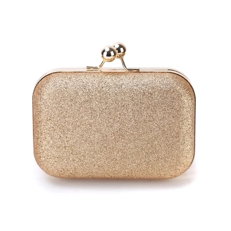 Simple Dinner Bag Handmade Shining Evening Bag Wedding Banquet Clutch