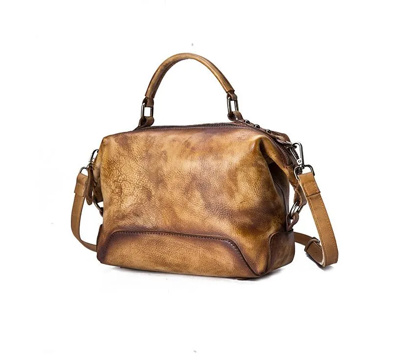 Small Women's Leather Shoulder Handbags Crossbody Purse For Women