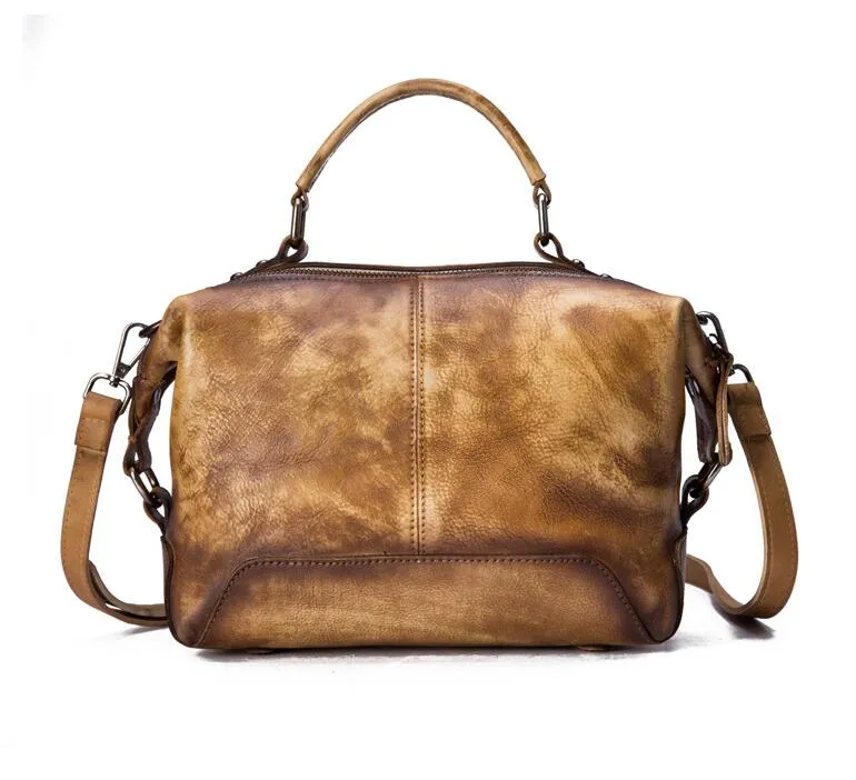 Small Women's Leather Shoulder Handbags Crossbody Purse For Women