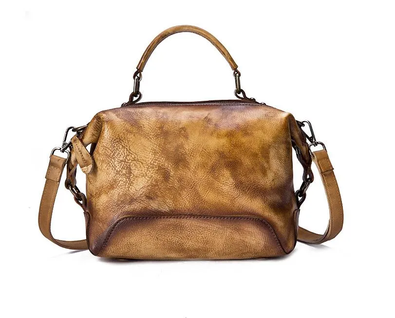 Small Women's Leather Shoulder Handbags Crossbody Purse For Women