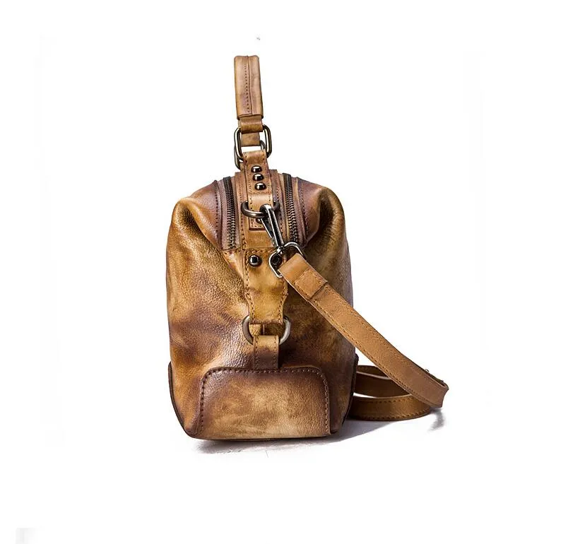 Small Women's Leather Shoulder Handbags Crossbody Purse For Women