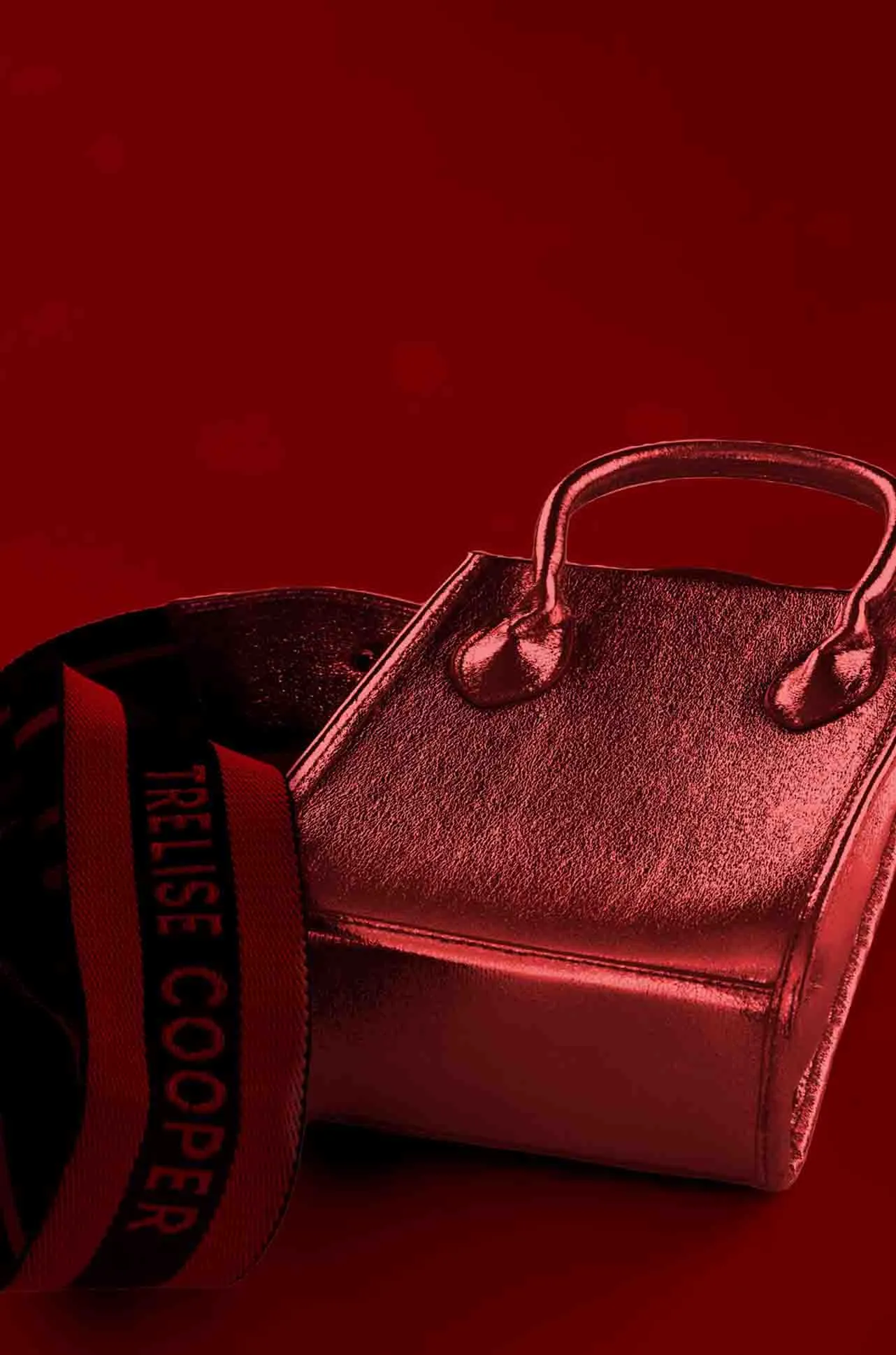 Trelise Cooper - Crushing On You Mini Tote in Red Metallic