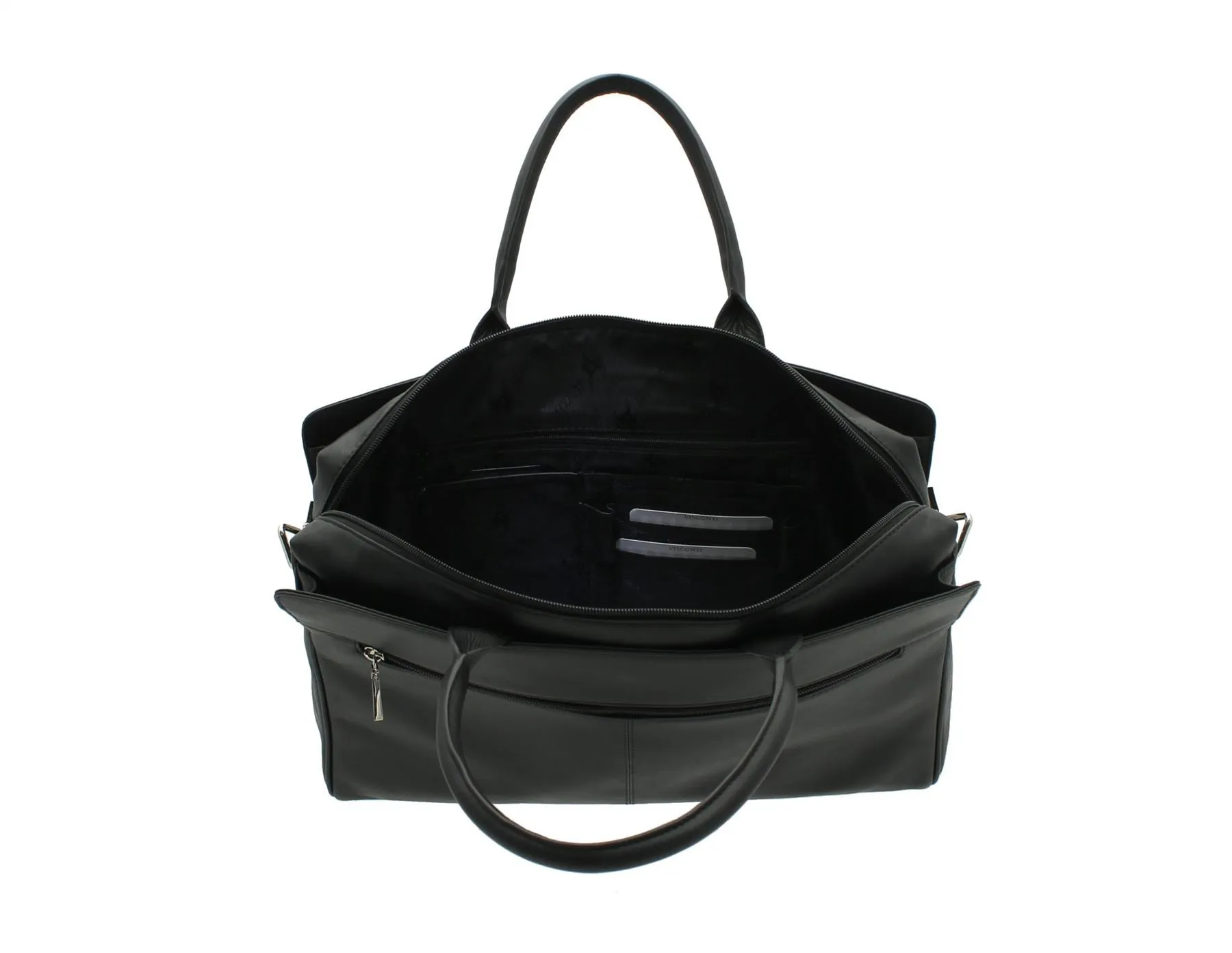 Visconti Ollie Ladies Leather Briefcase With Grab Handles 18427