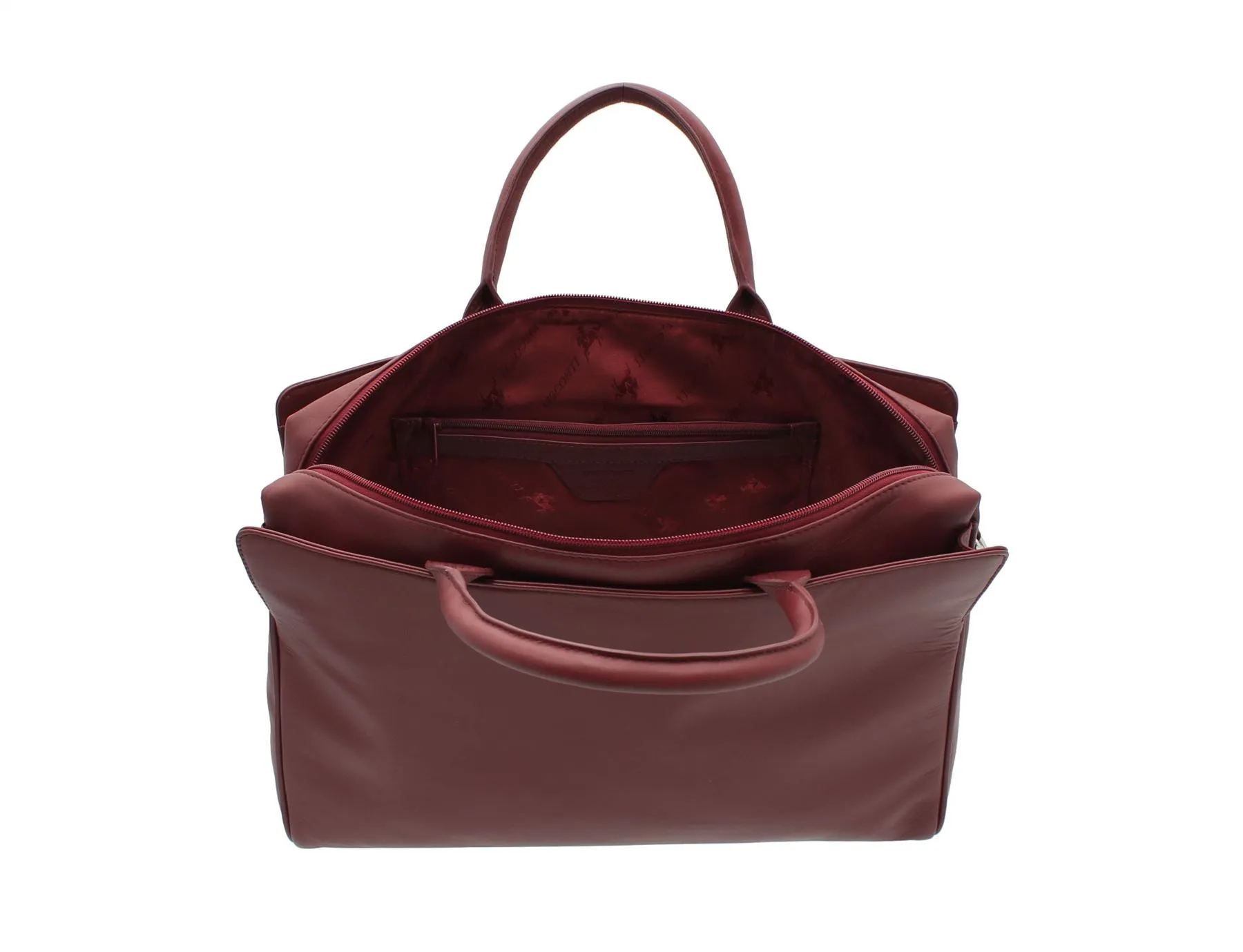 Visconti Ollie Ladies Leather Briefcase With Grab Handles 18427