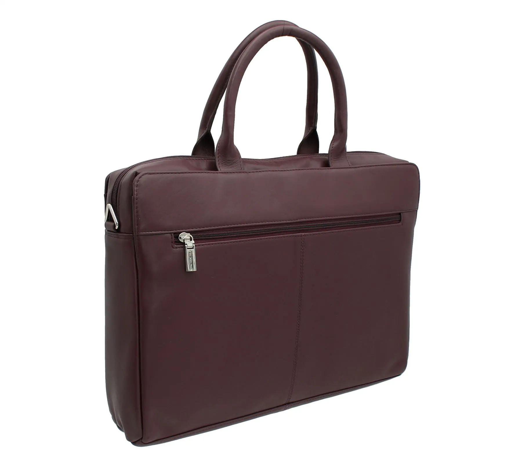 Visconti Ollie Ladies Leather Briefcase With Grab Handles 18427