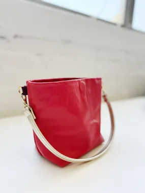 Vixen Red/Metallic Gold Party Bucket