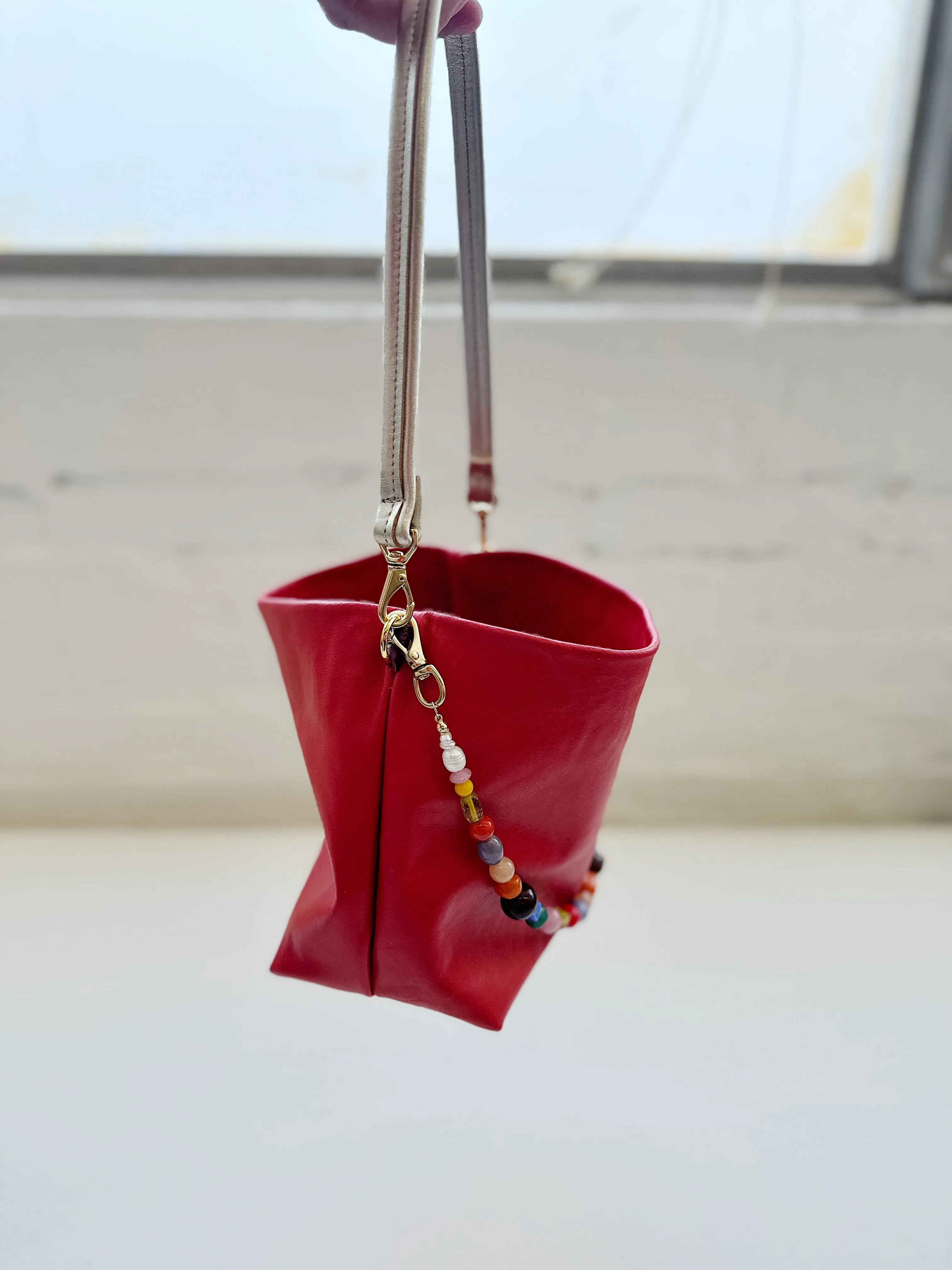 Vixen Red/Metallic Gold Party Bucket